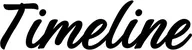 Produktbeispiel Schriftzug - Timeline