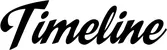 Produktbeispiel Schriftzug - Timeline