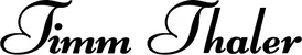 Produktbeispiel Schriftzug - Timm Thaler