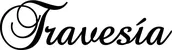Produktbeispiel Schriftzug - Travesía