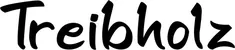 Produktbeispiel Schriftzug - Treibholz