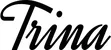 Produktbeispiel Schriftzug - Trina