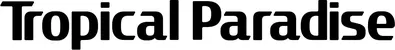 Produktbeispiel Schriftzug - Tropical Paradise