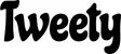 Produktbeispiel Schriftzug - Tweety
