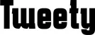 Produktbeispiel Schriftzug - Tweety
