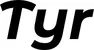 Produktbeispiel Schriftzug - Tyr