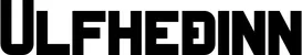 Produktbeispiel Schriftzug - Ulfheðinn