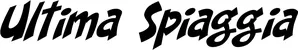 Produktbeispiel Schriftzug - Ultima Spiaggia