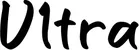 Produktbeispiel Schriftzug - Ultra