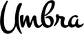 Produktbeispiel Schriftzug - Umbra
