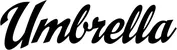 Produktbeispiel Schriftzug - Umbrella