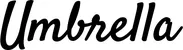 Produktbeispiel Schriftzug - Umbrella