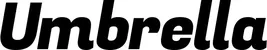 Produktbeispiel Schriftzug - Umbrella
