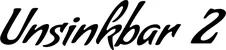 Produktbeispiel Schriftzug - Unsinkbar 2