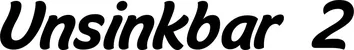 Produktbeispiel Schriftzug - Unsinkbar 2