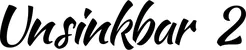 Produktbeispiel Schriftzug - Unsinkbar 2