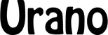 Produktbeispiel Schriftzug - Urano
