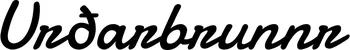 Produktbeispiel Schriftzug - Urðarbrunnr