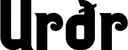 Produktbeispiel Schriftzug - Urðr