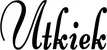 Produktbeispiel Schriftzug - Utkiek