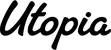 Produktbeispiel Schriftzug - Utopia