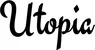 Produktbeispiel Schriftzug - Utopia