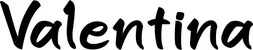 Produktbeispiel Schriftzug - Valentina