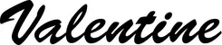 Produktbeispiel Schriftzug - Valentine