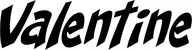 Produktbeispiel Schriftzug - Valentine