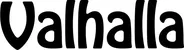 Produktbeispiel Schriftzug - Valhalla