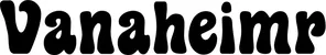 Produktbeispiel Schriftzug - Vanaheimr