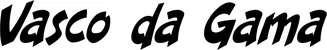 Produktbeispiel Schriftzug - Vasco da Gama