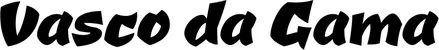 Produktbeispiel Schriftzug - Vasco da Gama