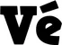 Produktbeispiel Schriftzug - Vé