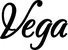 Produktbeispiel Schriftzug - Vega