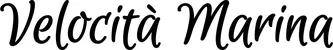 Produktbeispiel Schriftzug - Velocità Marina