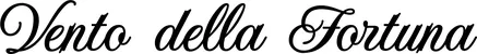 Produktbeispiel Schriftzug - Vento della Fortuna
