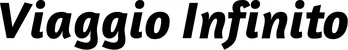 Produktbeispiel Schriftzug - Viaggio Infinito