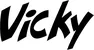 Produktbeispiel Schriftzug - Vicky