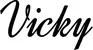 Produktbeispiel Schriftzug - Vicky