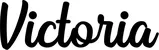 Produktbeispiel Schriftzug - Victoria