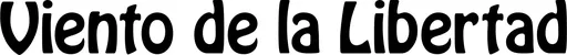 Produktbeispiel Schriftzug - Viento de la Libertad