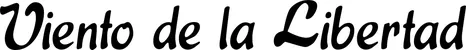 Produktbeispiel Schriftzug - Viento de la Libertad