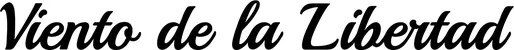 Produktbeispiel Schriftzug - Viento de la Libertad