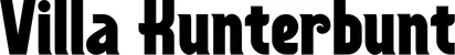 Produktbeispiel Schriftzug - Villa Kunterbunt