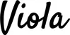 Produktbeispiel Schriftzug - Viola