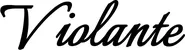 Produktbeispiel Schriftzug - Violante