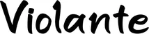 Produktbeispiel Schriftzug - Violante