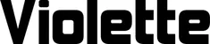 Produktbeispiel Schriftzug - Violette