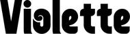 Produktbeispiel Schriftzug - Violette